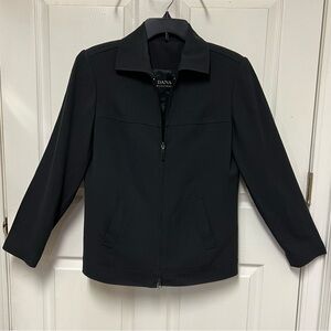 Dana Buchman 100% Wool Charcoal Jacket